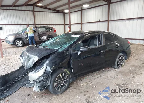 2014 Honda Civic Ex из США, поврежденный, VIN 19XFB2F83EE252563